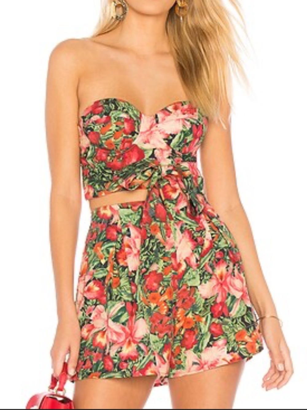 REVOLVEx MAJORELLE Myra Top and Hunter Short in Jungle Multi Set